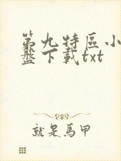 第九特区小说网盘下载txt