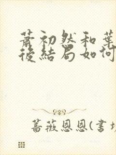 萧初然和叶辰最后结局如何