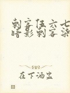 刺客伍六七中的暗影刺客柒