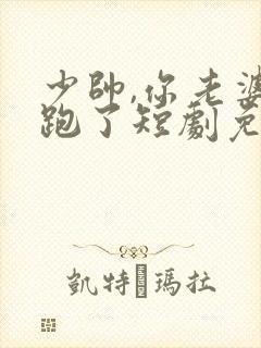 少帅,你老婆又跑了短剧免费大结局