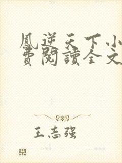 凤逆天下小说免费阅读全文