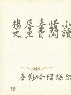 杨辰秦惜小说全文免费阅读无弹窗封面