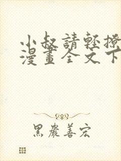 小叔请轻撩免费漫画全文下拉式封面