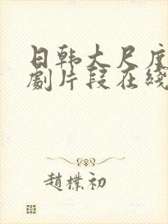 日韩大尺度电视剧片段在线观看