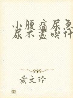 小腹痛尿急尿频尿不尽吃什么药