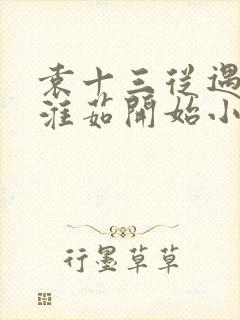 袁十三从遇到秦淮茹开始小说全文