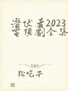 潜伏者2023电视剧全集40集免费观看