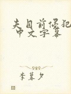 夫目前侵犯人妻 中文字幕封面