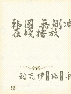 韩国 无删减 在线播放