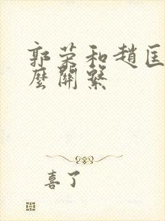 郭荣和赵匡胤什么关系封面