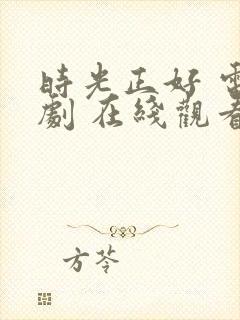 时光正好 电视剧 在线观看