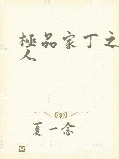 极品家丁之萧夫人封面