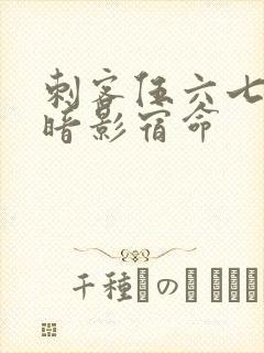 刺客伍六七4季暗影宿命