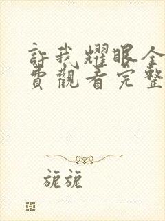 许我耀眼全集免费观看完整版高清