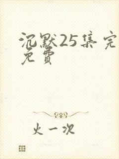 沉默25集完整免费