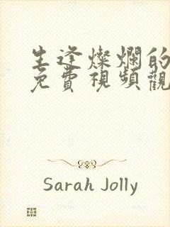 生逢灿烂的日子免费视频观看