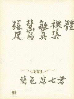 张慧敏裸体大尺度写真集