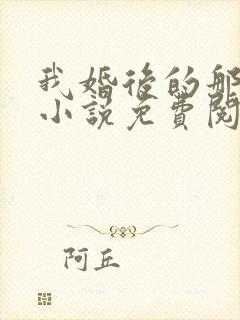 我婚后的那几年小说免费阅读封面