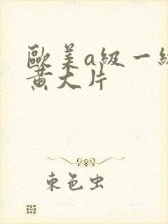 欧美a级一级特黄大片