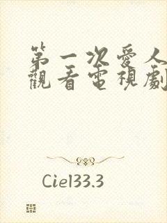 第一次爱人免费观看电视剧全集高清