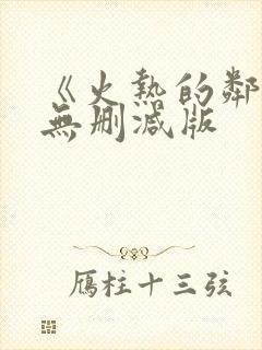 《火热的邻居》无删减版