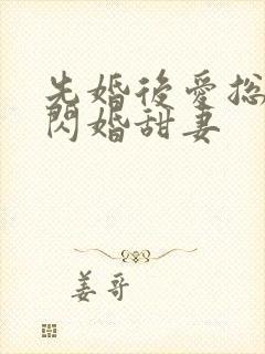 先婚后爱总裁的闪婚甜妻封面