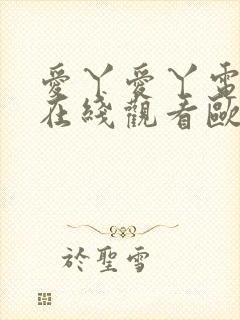 爱丫爱丫电视剧在线观看欧美