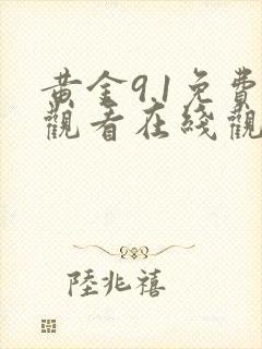 黄金9.1免费观看在线观看封面