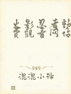 火影忍者动漫免费观看网站封面