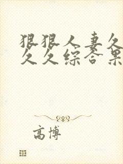 狠狠人妻久久久久久综合果冻