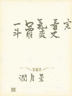 一口气看完穿越斗罗爽文