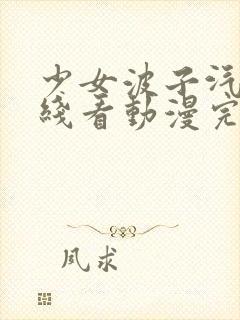 少女波子汽水在线看动漫完整版封面