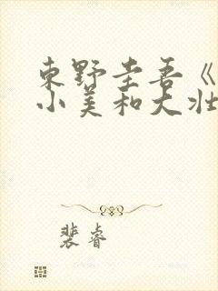 东野圭吾《信》小美和大壮