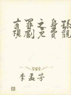 有罪之身孙千电视剧免费观看全集高清