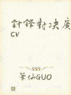 针锋对决广播剧cv