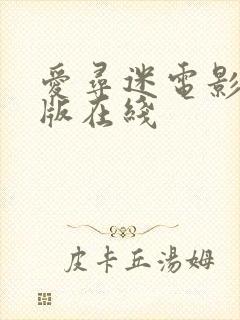 爱寻迷电影完整版在线封面