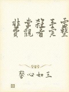 非常杀手电影免费观看完整版