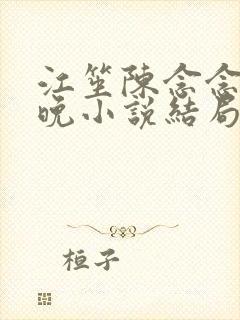 江笙陈念念姜亦晚小说结局封面