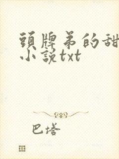 头牌弟的甜如蜜小说txt