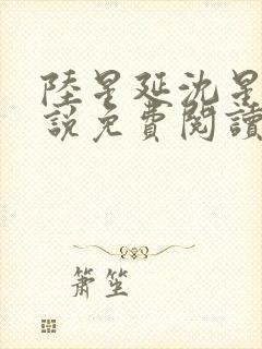 陆星延沈星若小说免费阅读