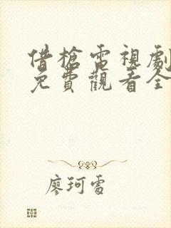 借枪电视剧高清免费观看全集