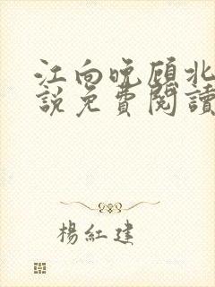 江向晚顾北墨小说免费阅读封面