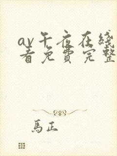 av午夜在线观看免费完整