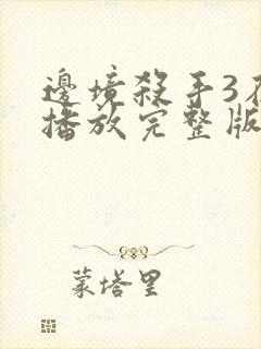 边境杀手3在线播放完整版