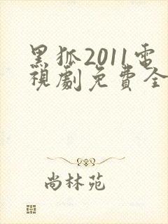 黑狐2011电视剧免费全集在线观看