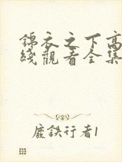 锦衣之下高清在线观看全集