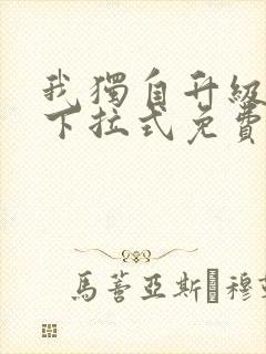 我独自升级漫画下拉式免费阅读在线封面