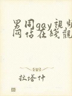 男同gay视频网站在线观看