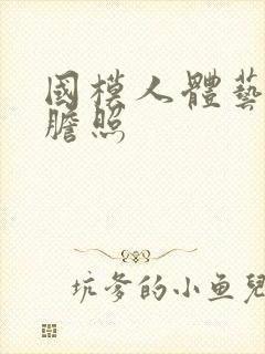 国模人体艺术大胆照封面