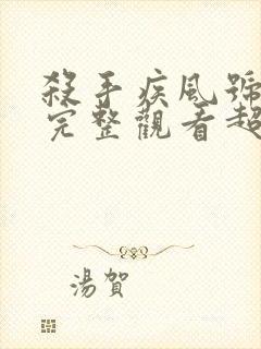 杀手疾风号在线完整观看超清版